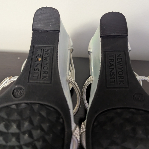 Dazzling Silver Women's Heels - Picture 4 of 6